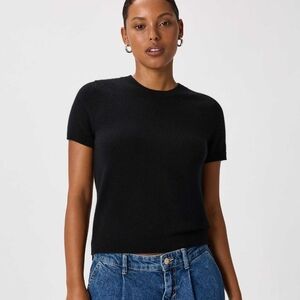 Quince Black Short Sleeve Tee